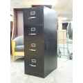 Hon Black 4 Drawer Legal Vertical File Cabinet